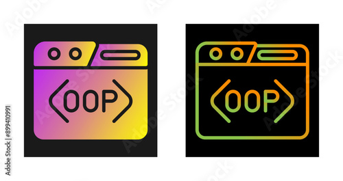OOP Vector Icon