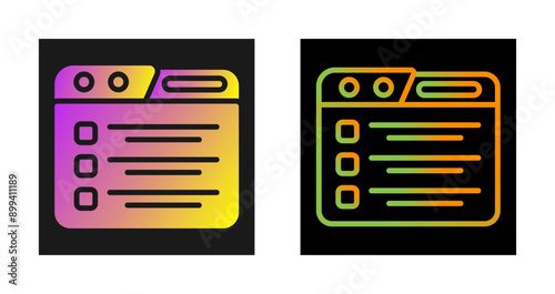 Task Manager Vector Icon