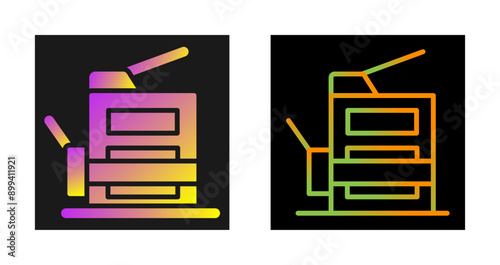 Copy Machine Vector Icon