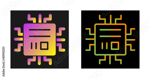 Microchip Vector Icon