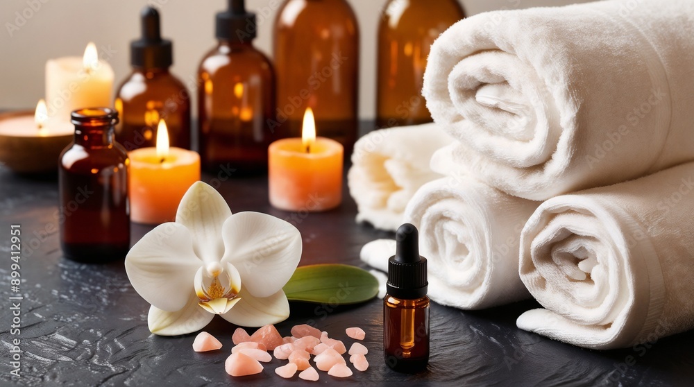 Use essential oils and candles to create a peaceful spa ambiance for relaxation and harmony Use essential oils and candles to create a peaceful spa ambiance for relaxation and harmony