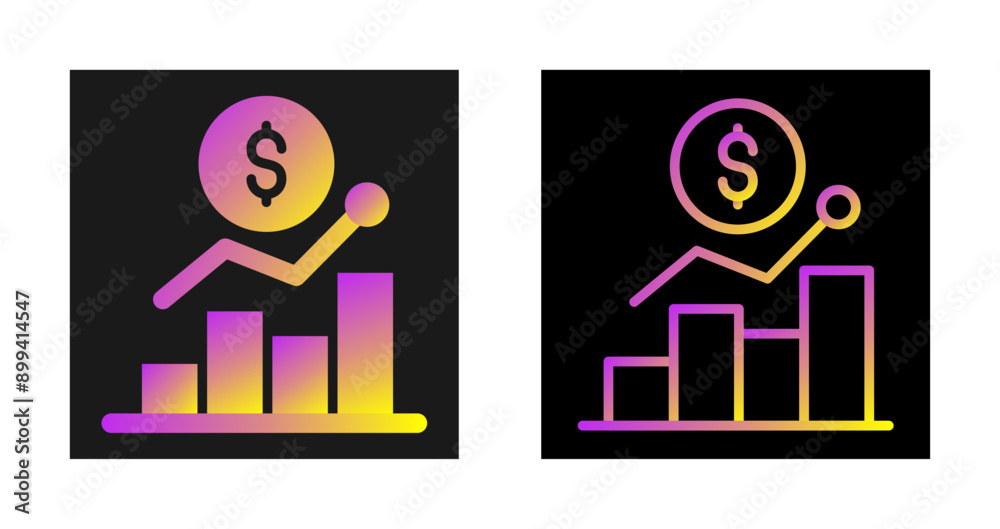Market Vector Icon Market Vector Icon