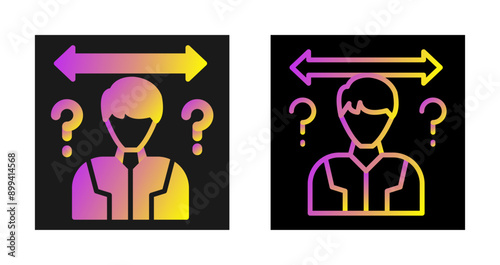 Uncertainty Vector Icon