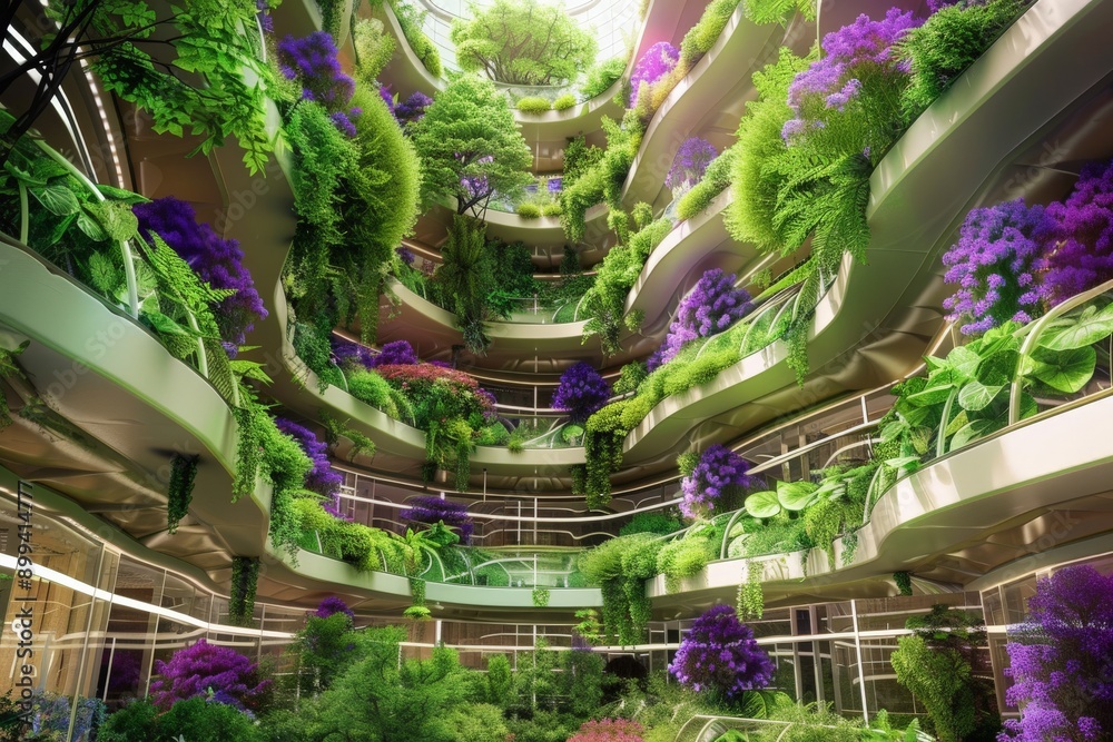 Obraz premium Vertical Garden Interior Design.