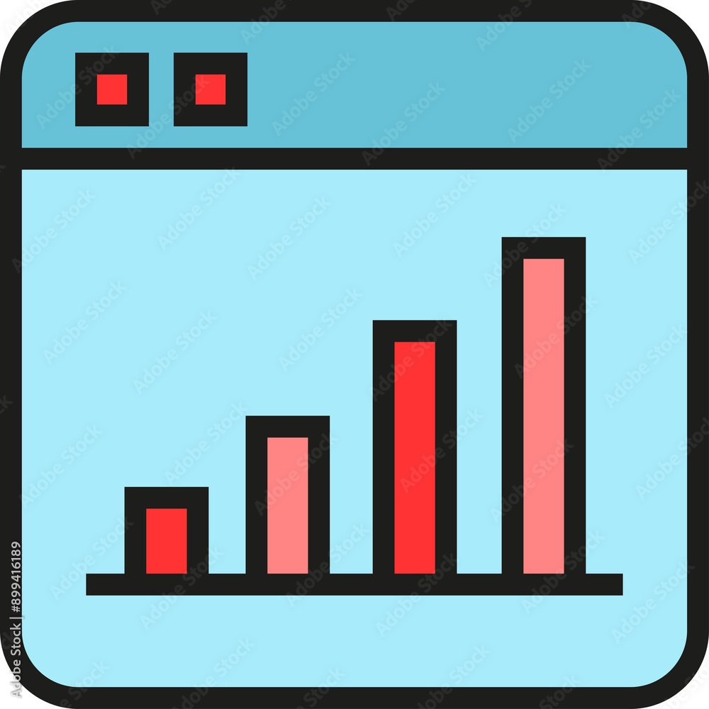 Web and Bar Chart Icon
Web and Bar Chart Icon