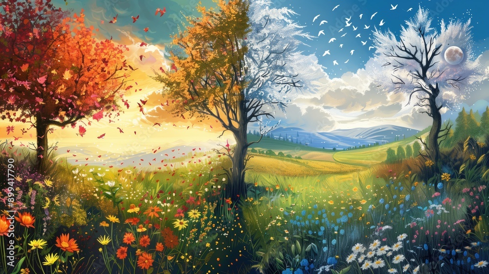 The Cycle of Seasons - Ecclesiastes 3:1 Illustrated The Cycle of Seasons - Ecclesiastes 3:1 Illustrated