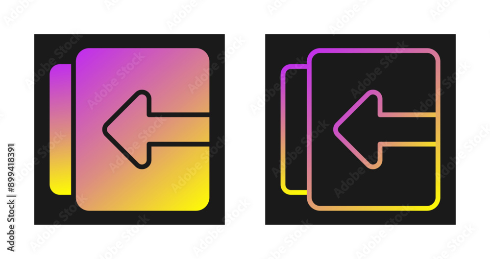 Document Import Vector Icon Document Import Vector Icon