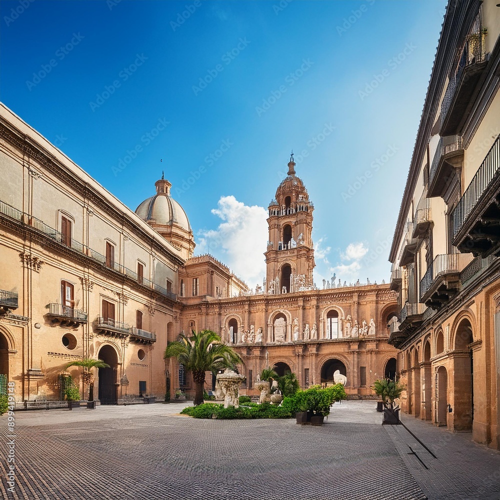 Palermo city, AI generated Palermo city, AI generated