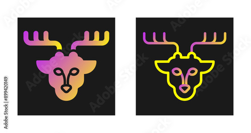 Deer Vector Icon