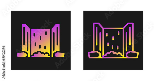 Waterfall Vector Icon