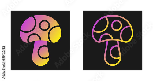 Mushroom Vector Icon