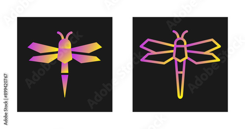 Dragonfly Vector Icon
