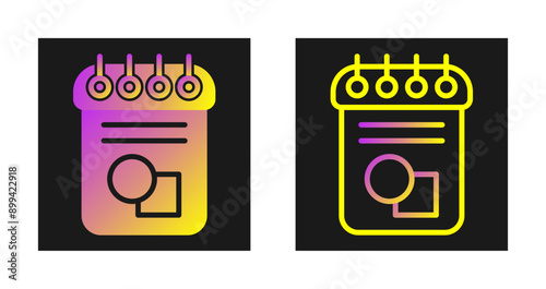 Triangular Ruler Vector Icon