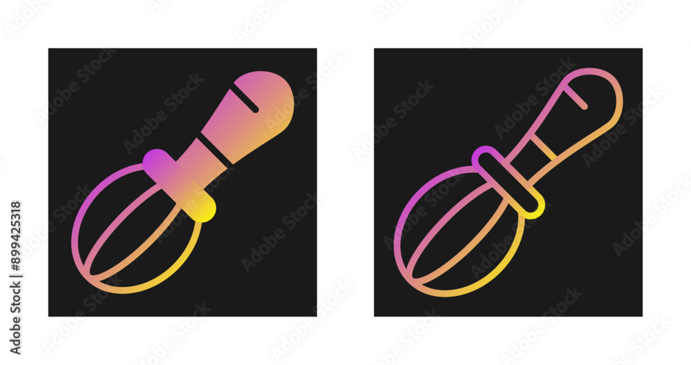 Whisk Vector Icon