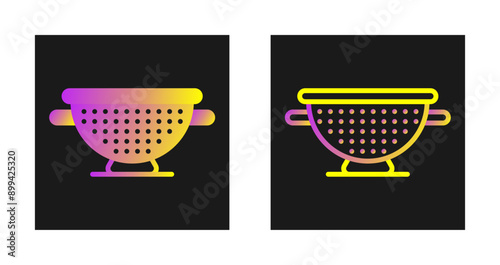 Colander Vector Icon