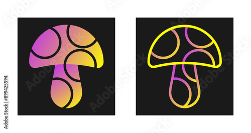 Mushroom Vector Icon