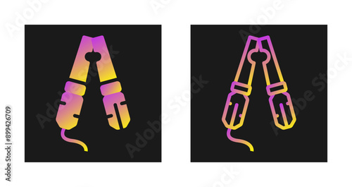 Cable Clamp Vector Icon