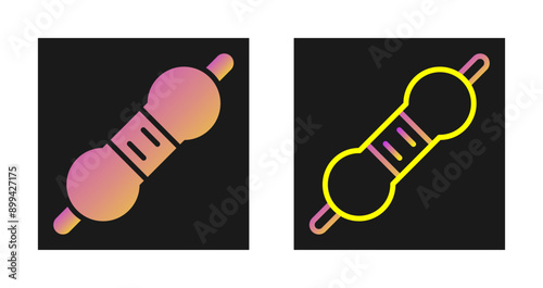 Resistor Vector Icon