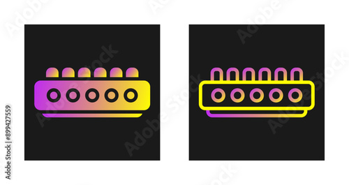 Cable Termination Block Vector Icon