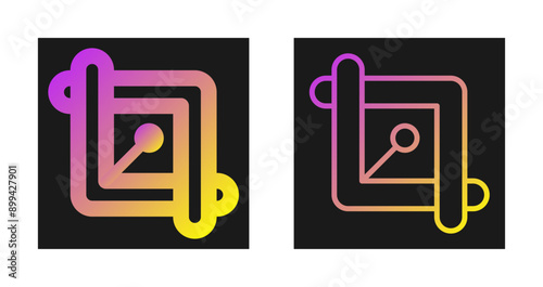 Crop Vector Icon