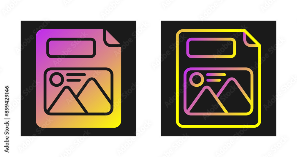 Image File Vector Icon Image File Vector Icon