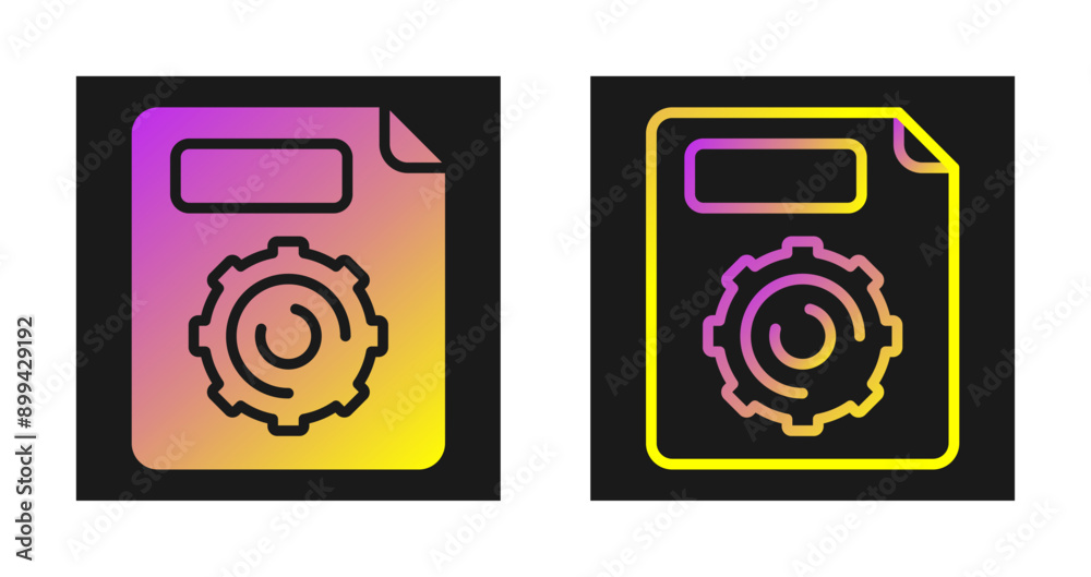 Settings Vector Icon Settings Vector Icon