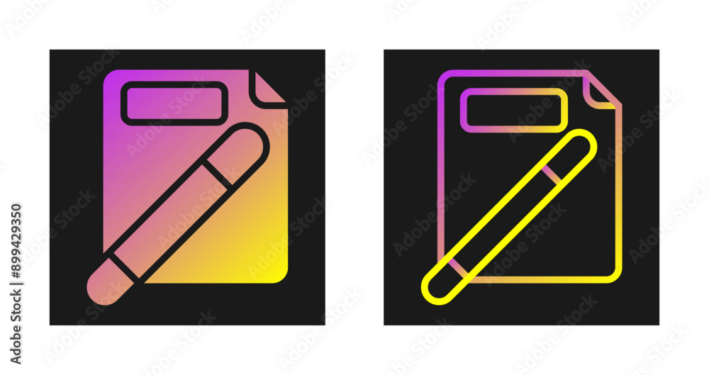 Document Vector Icon Document Vector Icon