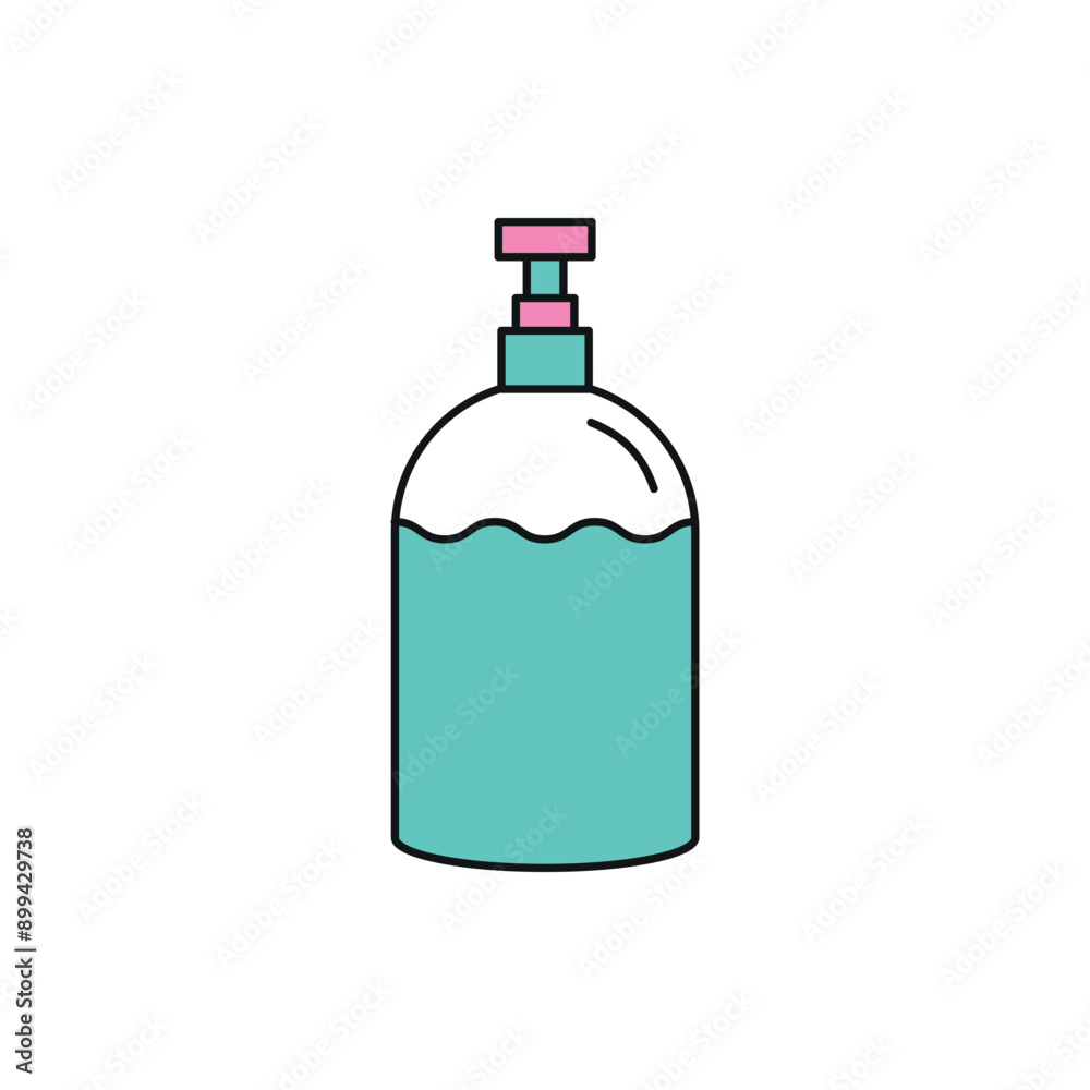 Liquid soap bathroom icon vector design templates simple and modern Liquid soap bathroom icon vector design templates simple and modern