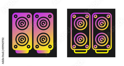 Speakers Vector Icon