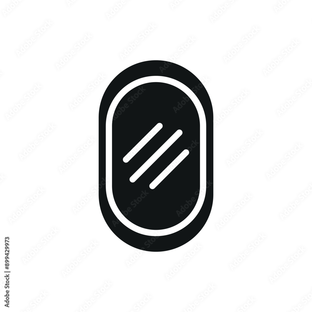 Mirror icon features clean lines and elegance, enhancing any digital concept. Mirror icon features clean lines and elegance, enhancing any digital concept.