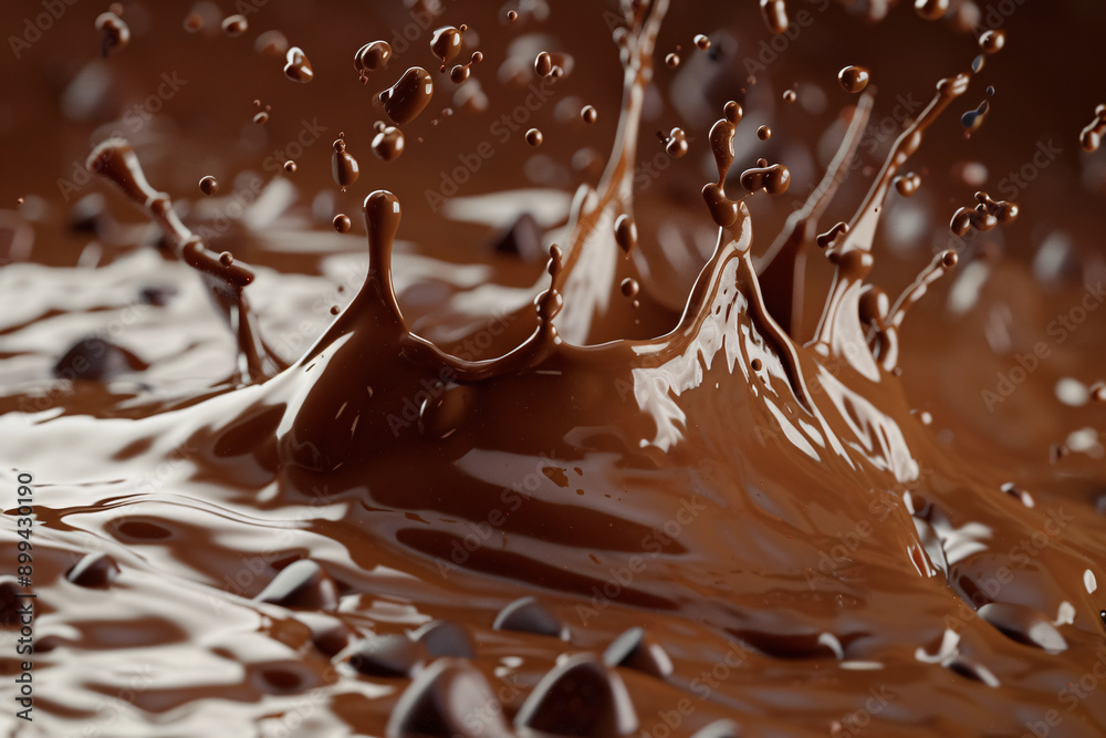 liquid hot chocolate background with drops and splashes liquid hot chocolate background with drops and splashes