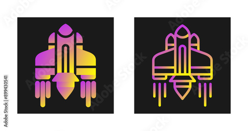 Spaceship Vector Icon