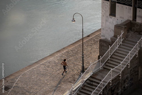 Photos A run in the urban heat