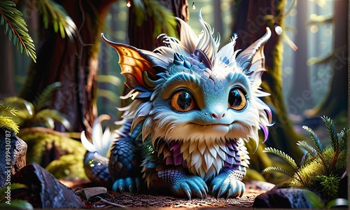 Adorable Fantasy Furry Creature photo