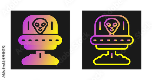 Spaceship Vector Icon