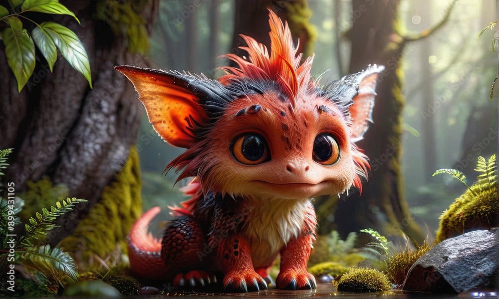 Adorable Fantasy Furry Creature Adorable Fantasy Furry Creature