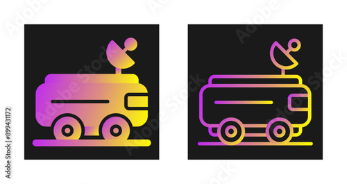 Mars Rover Vector Icon