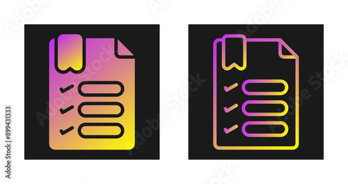 List Vector Icon