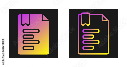 Left Align Vector Icon