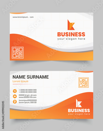 Modern Business Card Design, Creative minimal business card.	