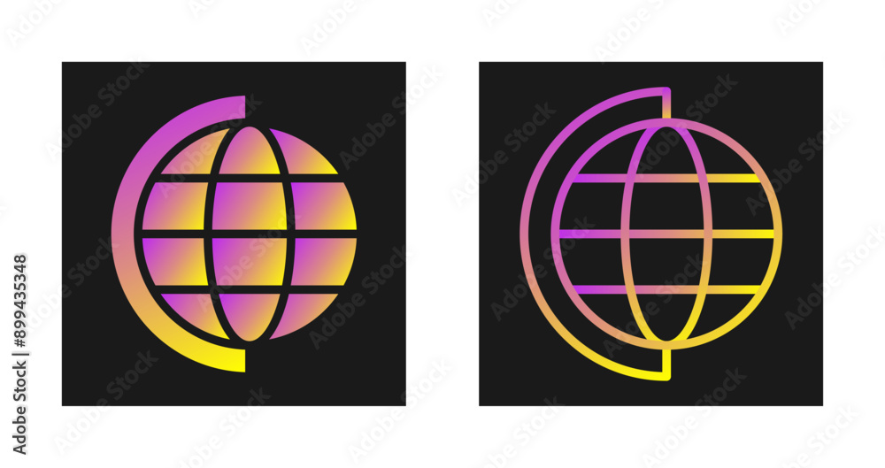 Globe Vector Icon Globe Vector Icon