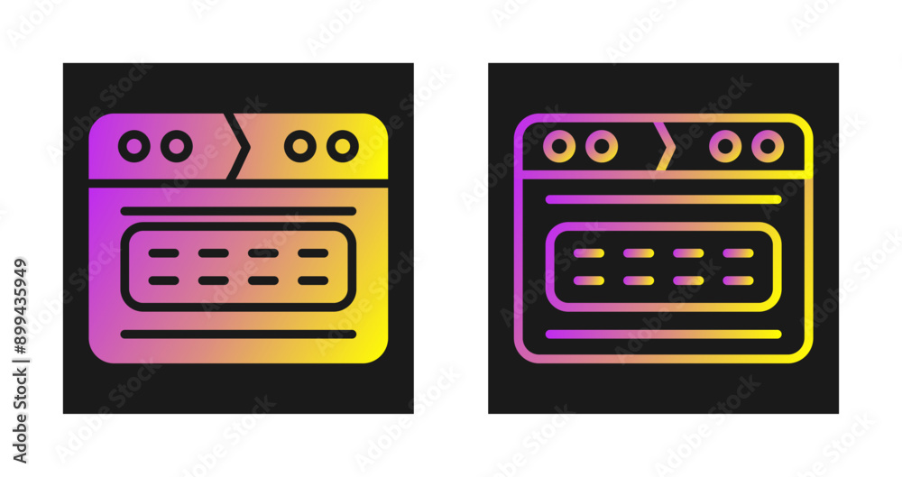 Browser Vector Icon Browser Vector Icon