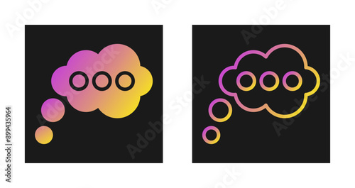 Thinking Vector Icon