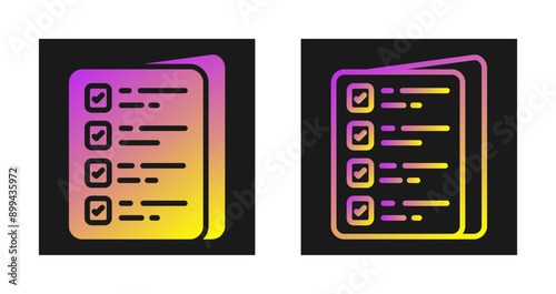 List Vector Icon