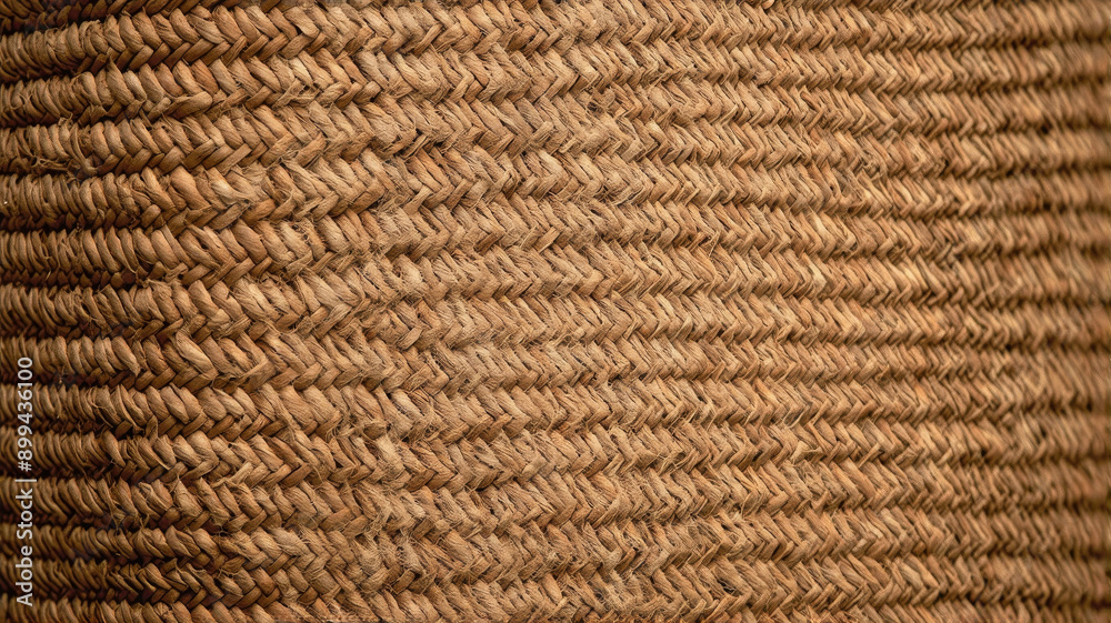 Close-Up of Woven Straw Texture in Natural Fiber Basket - Rustic & Eco-Friendly Design Close-Up of Woven Straw Texture in Natural Fiber Basket - Rustic & Eco-Friendly Design