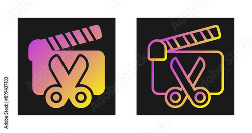 Film Editing Vector Icon