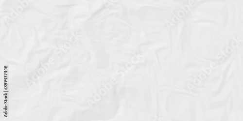 White crumpled paper texture. White wrinkled paper texture. White paper texture. White crumpled and top view textures can be used for background of text or any contents.