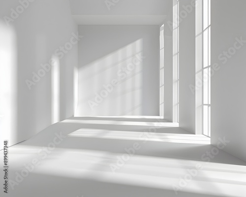 Pristine White Studio Backdrop for High End Product Presentation and Photography