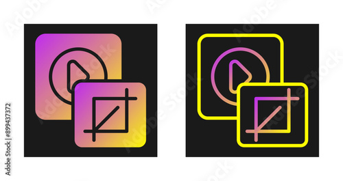 Crop Vector Icon