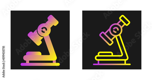 Microscope Vector Icon